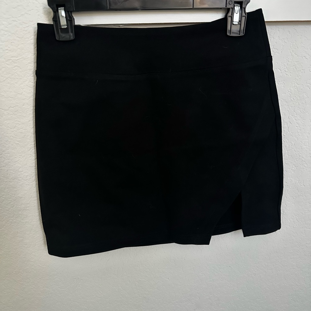 Showpo Black Asymmetrical Pencil Skirt